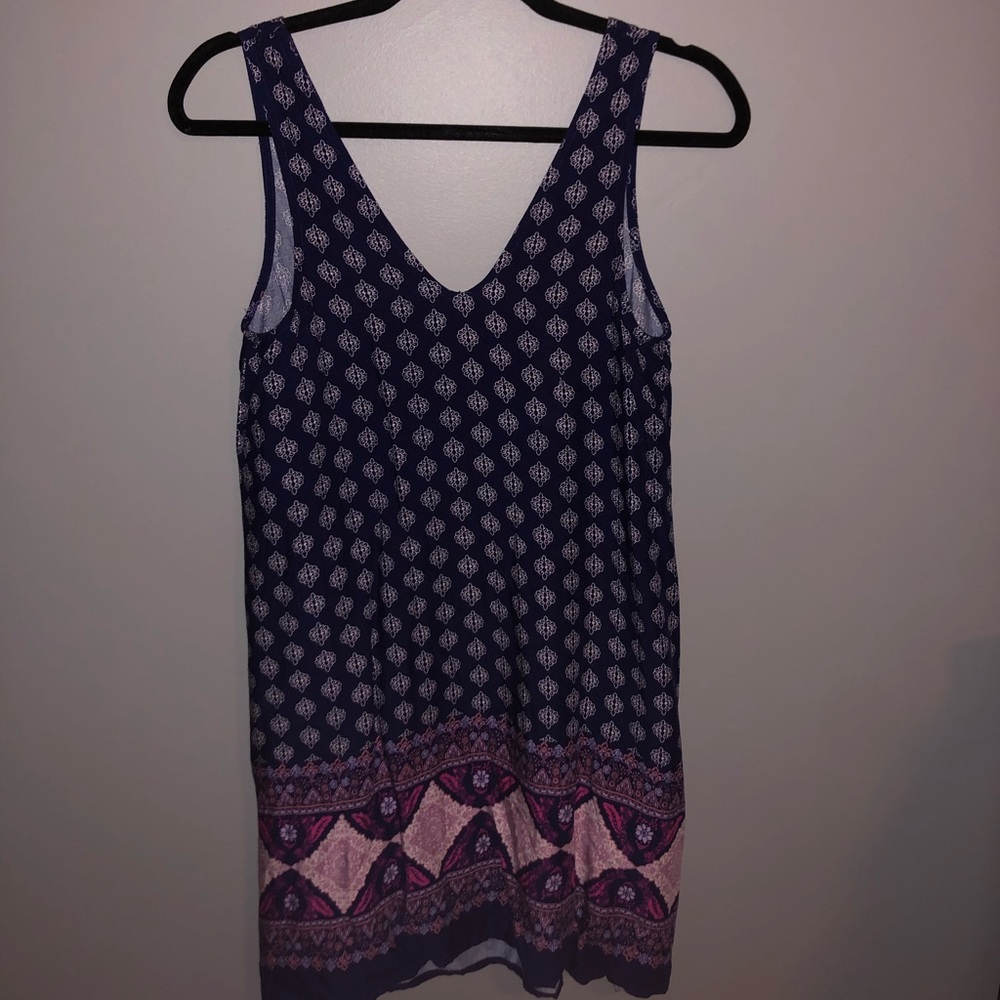 Patterned Purple Francesca’s Dress